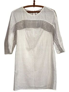 3.1 Phillip Lim Net Lace White Dress Size 2